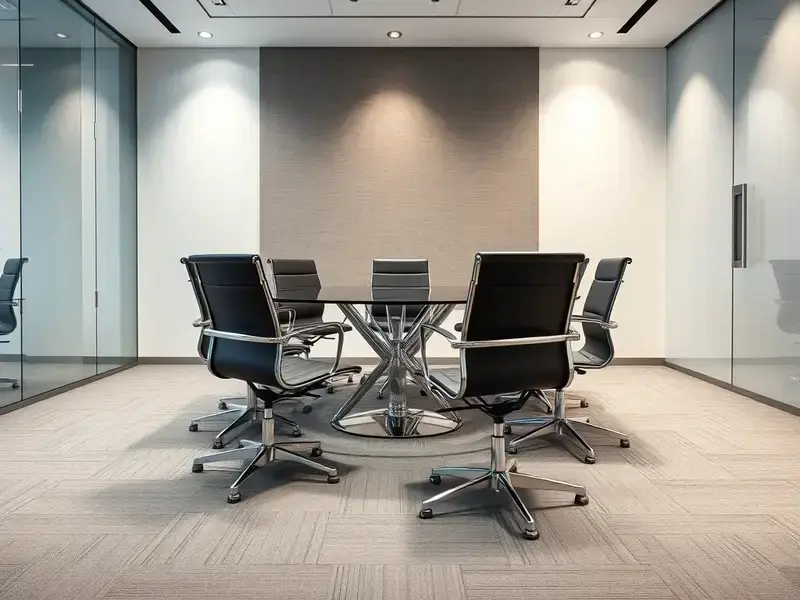 Clean corporate office space