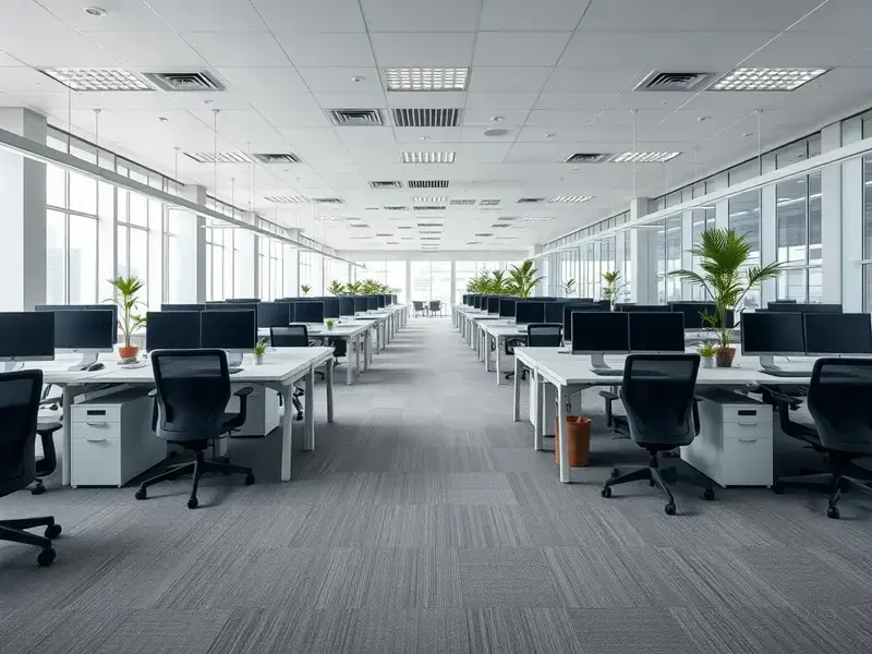 Commercial office carpet cleaning